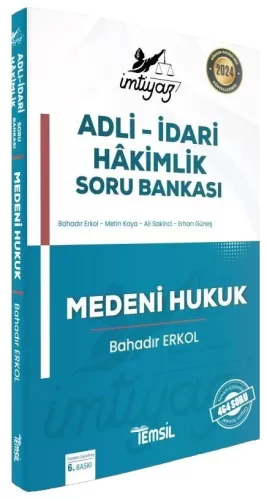 Temsil Kitap Yayınları 2024 İmtiyaz Adli-İdari Hakimlik Soru Bankası M