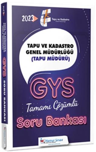 Memur Sınav 2023 Tapu ve Kadastro  Tapu Müdürü  GYS Soru Bankası