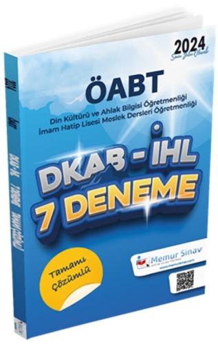 Memur Sınav Yayınları 2024 ÖABT DİKAB İHL Tamamı Çözümlü 7 Deneme Komi