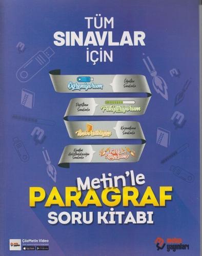 Metin Yayınları Tüm Sınavlar İçin Metinle Paragraf Soru Kitabı Komisyo