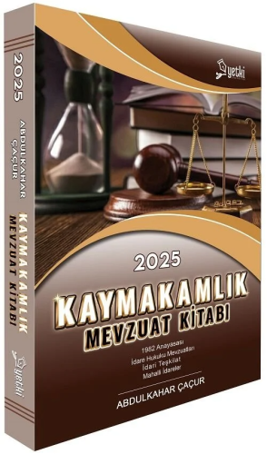 Yetki Yayınları 2025 Kaymakamlık ÇSA Çıkmış Soru Analizli Mevzuat Kitabı