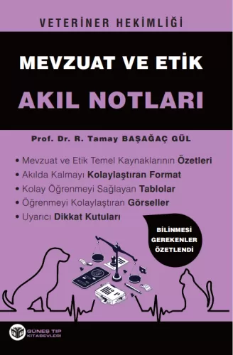 Veteriner Hekimliği Mevzuat ve Etik Akıl Notları Tamay Başağaç Gül