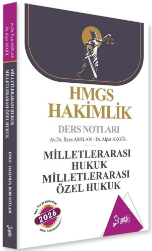 Yetki Yayınları 2026 Hakimlik Milletlerarası Hukuk Milletlerarası Özel Hukuk Ders Notları