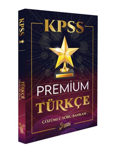Yetki Yayınları KPSS Türkçe Premium Soru Bankası Çözümlü Komisyon