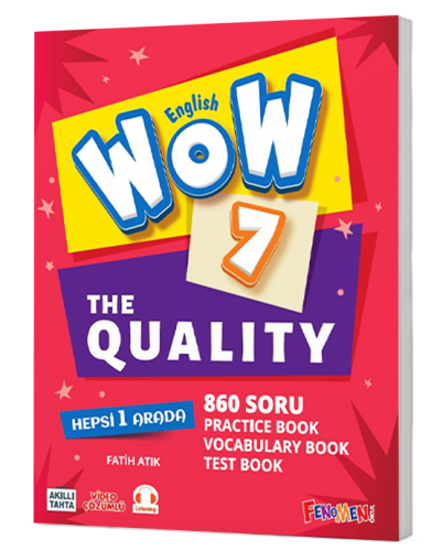 Fenomen Okul Wow English 7. Sınıf The Quality + Practice Book + Vocabu