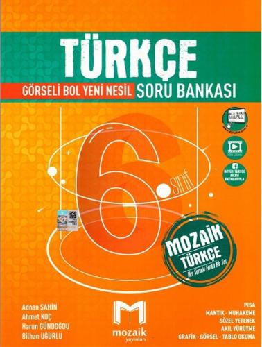 Mozaik Yayınları 6. Sınıf Türkçe Soru Bankası Adnan Şahin