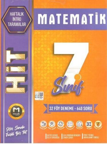 Mozaik Yayınları 7. Sınıf Matematik Hit 32 lı Deneme Komisyon