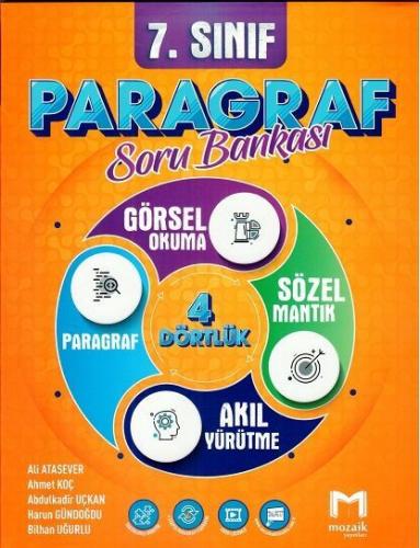 Mozaik Yayınları 7. Sınıf Paragraf Soru Bankası Ahmet Koç