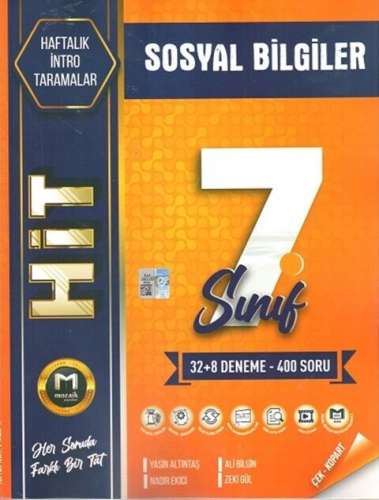 Mozaik Yayınları 7. Sınıf Sosyal Bilgiler Hit 40'lı Deneme