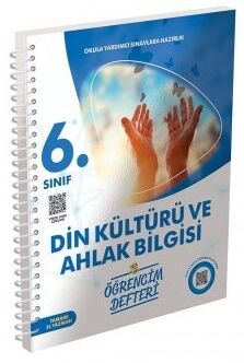 Murat Yayınları 6.Sınıf Din Kültürü ve Ahlak Bilgisi Öğrencim Defteri