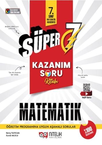 Nitelik Yayınları 7. Sınıf Matematik Süper Yeni Nesil Soru Kitabı Barı