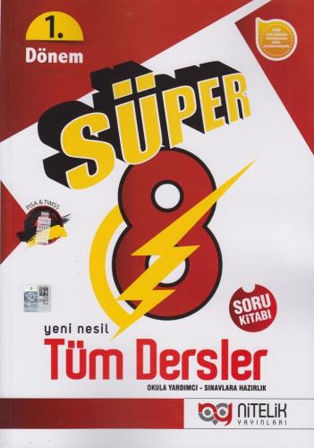 Nitelik Yayınları 8. Sınıf LGS 1. Dönem Tüm Dersler Süper Soru Kitabı 