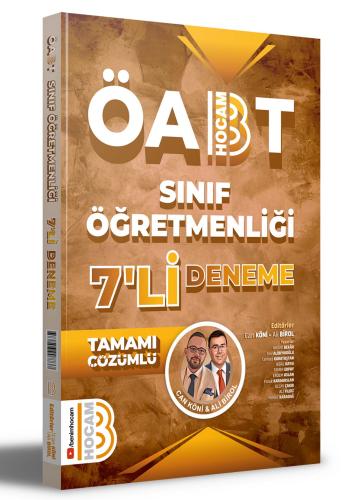 Benim Hocam Yayınları 2024 ÖABT Sınıf Öğretmenliği Tamamı Çözümlü 7'li Deneme