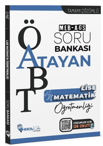 Hoca Kafası Yayınları 2026 ÖABT MEB-AGS Lise Matematik Öğretmenliği Atayan Soru Bankası Çözümlü
