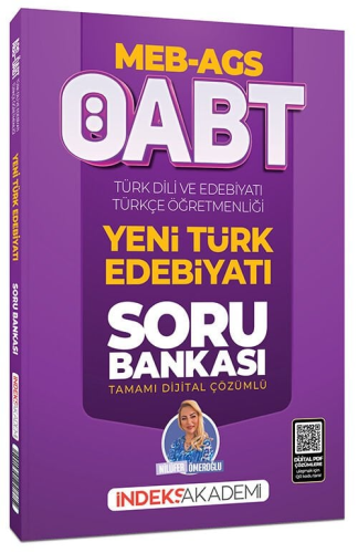İndeks Akademi 2026 ÖABT MEB-AGS Türk Dili ve Edebiyatı-Türkçe Yeni Türk Edebiyatı Soru Bankası Çözümlü
