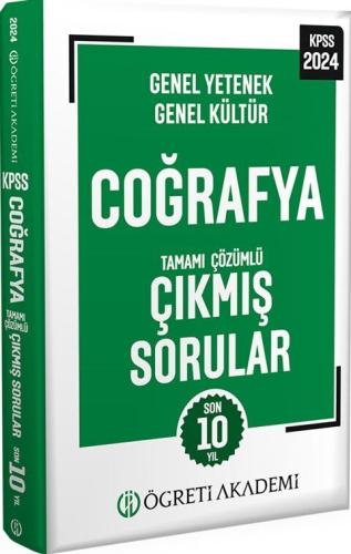 Öğreti Akademi 2024 KPSS Genel Yetenek Genel Kültür Coğrafya Tamamı Çözümlü Çıkmış Sorular