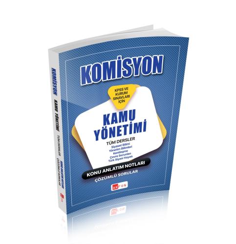 - Akfon Yayınları - Akfon Yayınları 2026 Kamu Yönetimi Tüm Dersler Kon