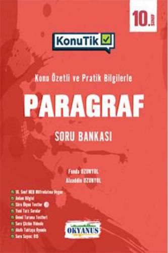 Okyanus Yayınları 10. Sınıf KonuTik Paragraf Soru Bankası