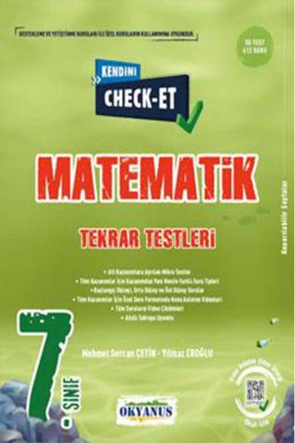 Okyanus Yayınları 7. Sınıf Kendini Check - Et Matematik Tekrar Testler