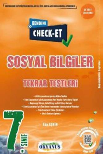 Okyanus Yayınları 7. Sınıf Kendini Check - Et Sosyal Bilgiler Tekrar Testleri