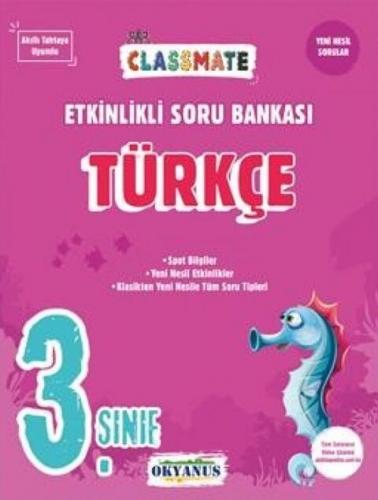 Okyanus Yayınları 3. Sınıf Türkçe Classmate Etkinlikli Soru Bankası Ko