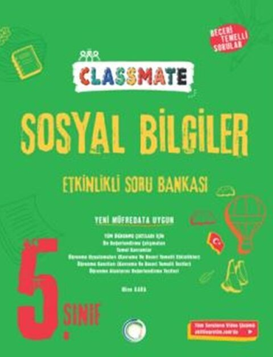 Okyanus Yayınları 5. Sınıf Sosyal Bilgiler Classmate Etkinlikli Soru Bankası
