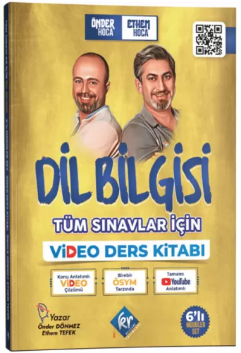 Önder Hoca & Ethem Hoca Tüm Sınavlar İçin Dil Bilgisi Video Ders Kitab