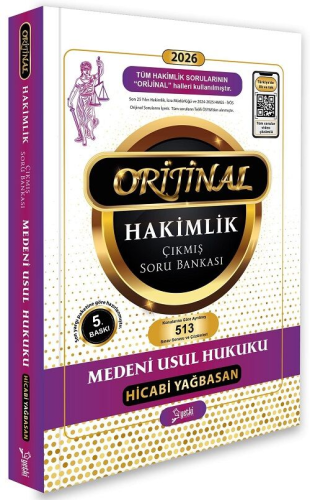 Yetki Yayınları 2026 Hakimlik Kaymakamlık KPSS İcra Müdürlüğü Medeni Usul Hukuku ORJİNAL Çıkmış Soru Bankası