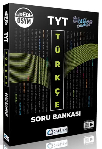 Oksijen Yayınları TYT Türkçe Soru Bankası Komisyon