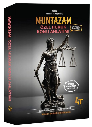 4T Yayınları MUNTAZAM Özel Hukuk Konu Anlatımı