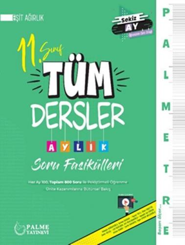 Palme Yayınları 11. Sınıf Eşit Ağırlık Tüm Dersler Palmetre Aylık Çalı