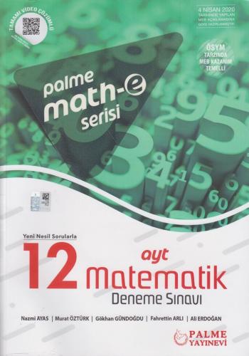 Palme Yayınları AYT Matematik 12 Deneme Sınavı Mathe Serisi Komisyon