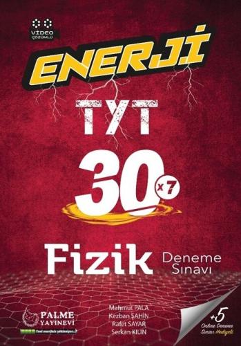 Palme Yayınları TYT Fizik Enerji 30 Deneme Sınavı