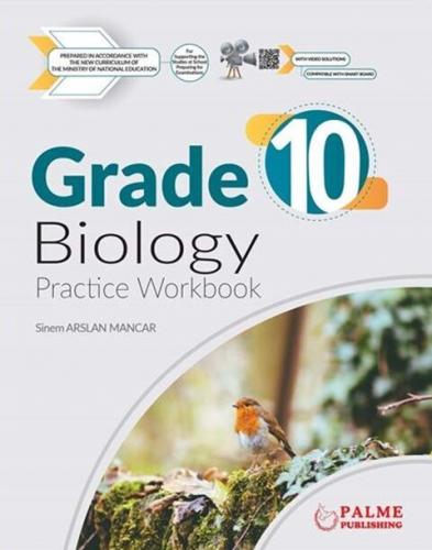 Palme Yayınları 10. Sınıf Grade Biology Practice Workbook Sinem Arslan