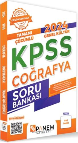 Panem Yayınları 2024 KPSS Coğrafya Genel Kültür Tamamı Çözümlü Soru Ba