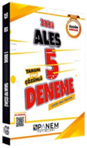 Panem Yayınları 2024 Tamamı Çözümlü ALES 5 Deneme Komisyon