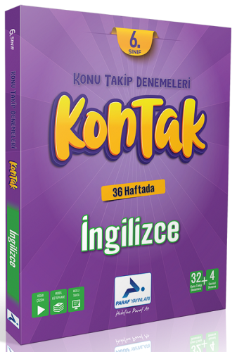 Paraf Yayınları 6. Sınıf İngilizce Kontak Konu Takip Denemeleri