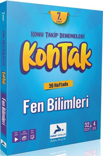 Paraf Yayınları 7. Sınıf Fen Bilimleri Kontak Denemeleri