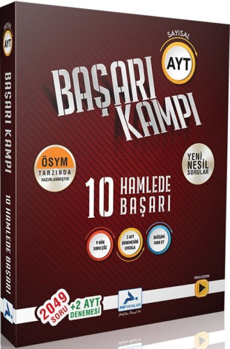 Paraf Yayınları AYT Sayısal Başarı Kampı 10 Hamlede Başarı Komisyon