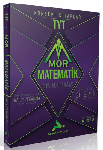 Paraf Yayınları TYT Mor Matematik Konsept Soru Kütüphanesi Komisyon