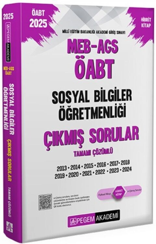 MEB-AGS ÖABT Kitapları,Çıkmış Sorular, - Pegem ÖABT - Pegem Yayınları 