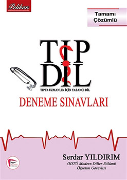 Pelikan Yayınları TIPDİL Deneme Sınavları 6 Deneme Serdar Yıldırım