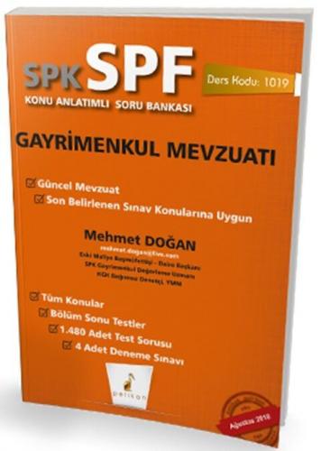 Pelikan Yayınları SPK - SPF Gayrimenkul Mevzuatı Konu Anlatımlı Soru B