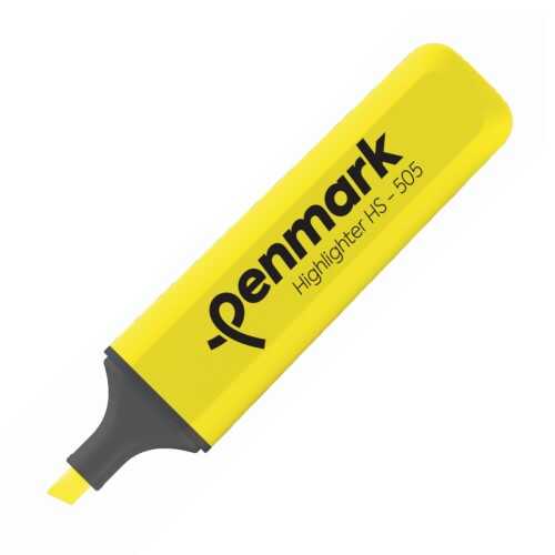 Penmark Neon Fosforlu Kalem Sarı HS-505 01