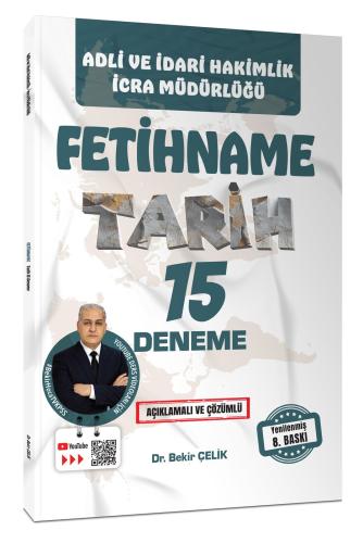 Adli İdari Hakimlik İcra Müdürlüğü FETİHNAME Tarih 15 Deneme Sınavı