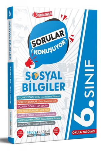 Pruva Akademi 6. Sınıf Sorular Konuşuyor Sosyal Bilgiler Komisyon