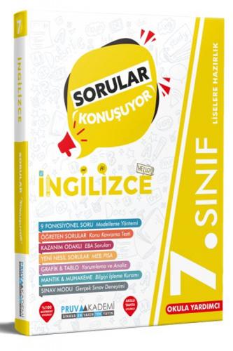 Pruva Akademi 7. Sınıf Sorular Konuşuyor İngilizce