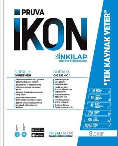 Pruva Akademi 8. Sınıf T.C. İnkılap Tarihi ve Atatürkçülük İkon Konu A