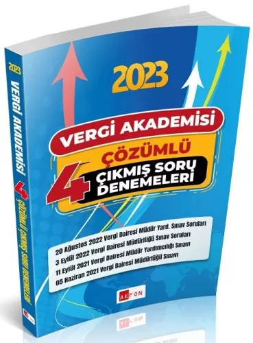 Akfon Yayınları 2023 Gelir Uzman Yardımcılığı Vergi Akademisi 4 Çıkmış