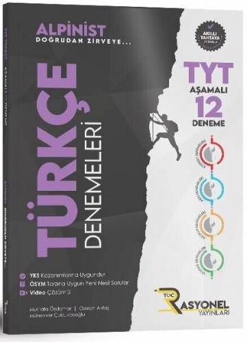 Rasyonel Yayınları TYT Türkçe Alpinist Aşamalı 12 Deneme Komisyon